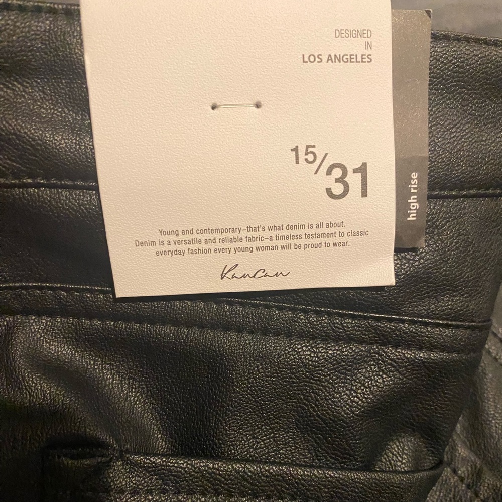 BOHME - Kancan Vegan Leather Pant in Black - Picture 9 of 11